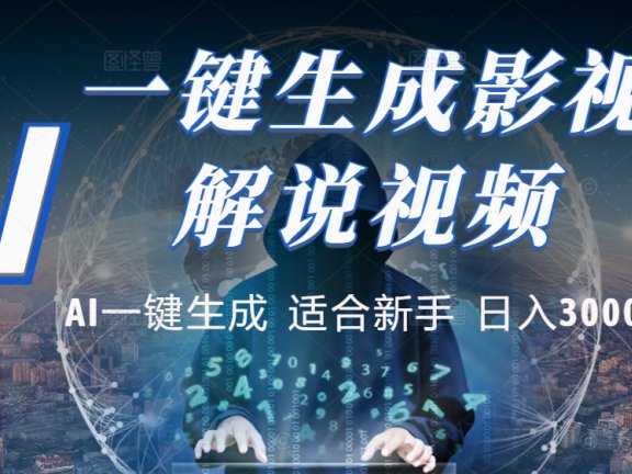 炸裂！2025 影视解说界核爆级革命！AI 十秒吞片吐爆款，多平台自动撒钱，日入 3000 + 比呼吸还简单！